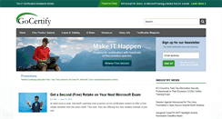 Desktop Screenshot of gocertify.com