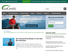 Tablet Screenshot of gocertify.com